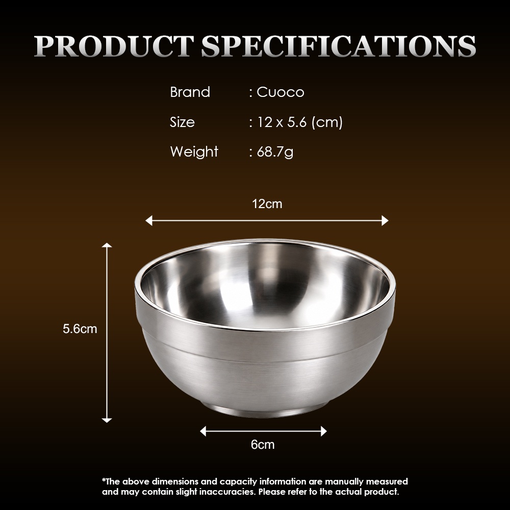 Cuoco Stainless Steel Bowl FG120