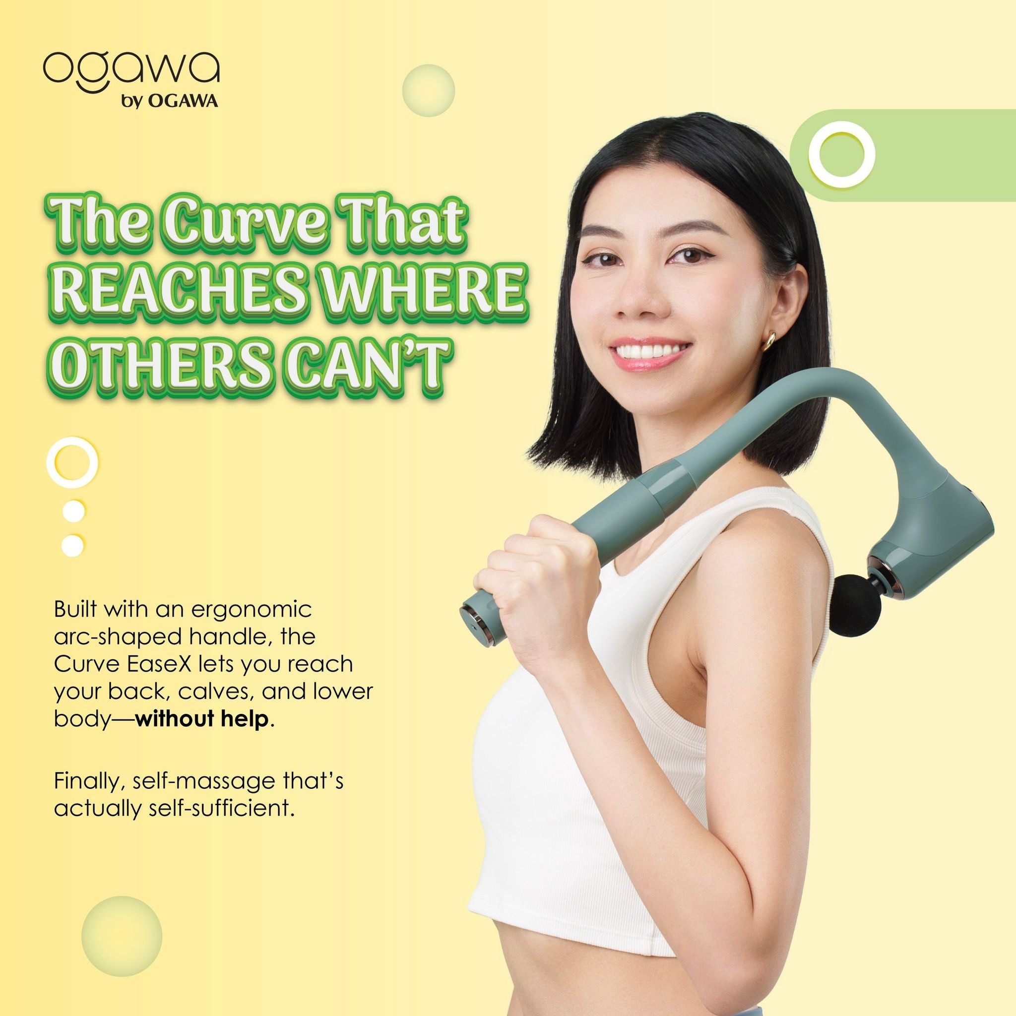Ogawa Curve EaseX Massage Gun