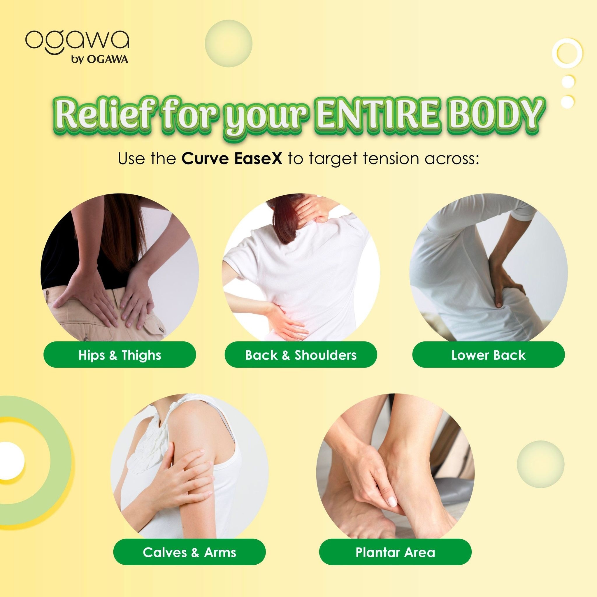 Ogawa Curve EaseX Massage Gun