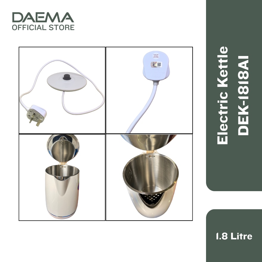 DAEMA 1.8L Seamless & Keep Warm Electric Kettle - DEK-1818AI