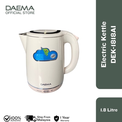 DAEWOO DAEMA 1.8L Seamless & Keep Warm Electric Kettle - DEK-1818AI