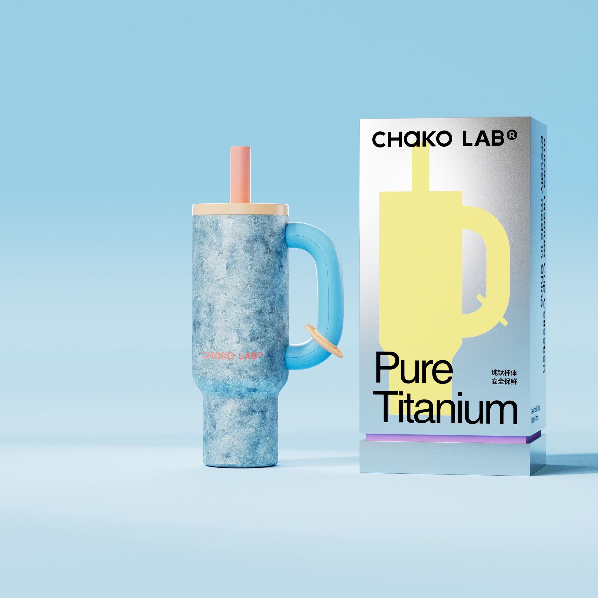 Chako Lab BaWang Cup (Titanium Frosty Edition) - Ice Blue 