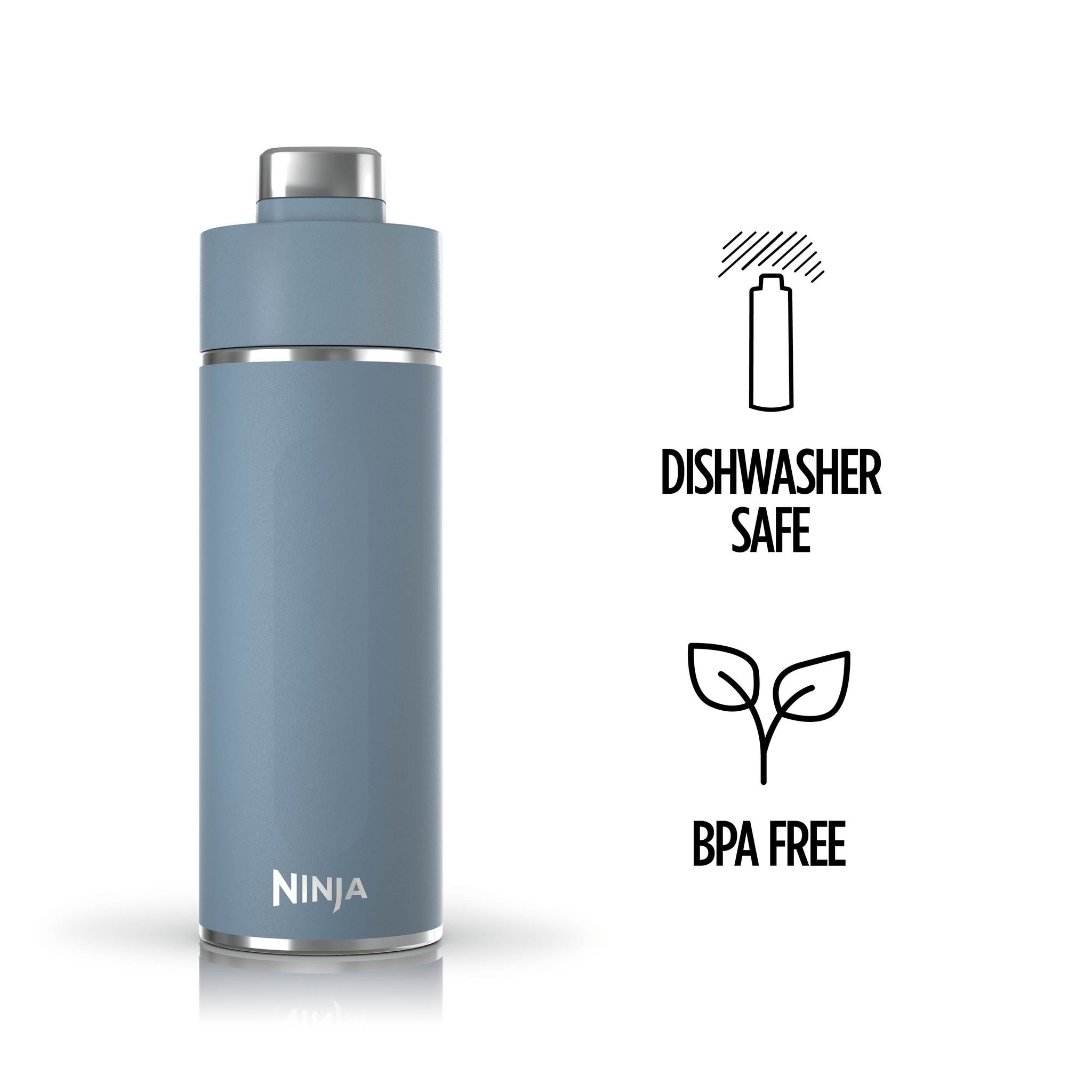 Ninja Thirsti Blue - The Leak-Proof Insulated Travel Bottle 700ml