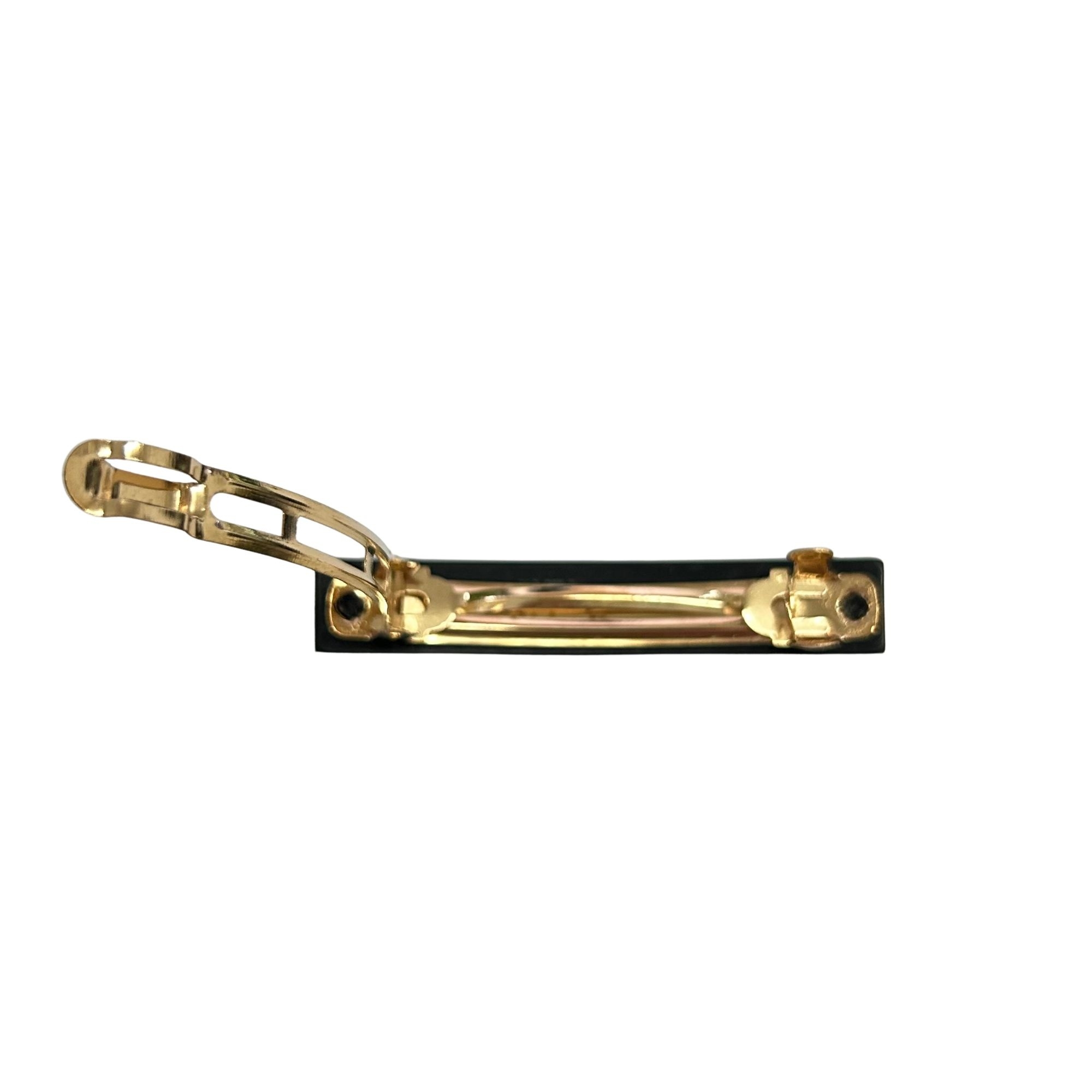 EA0023 BLACK GOLD HAIR SPRING WITH MARK D