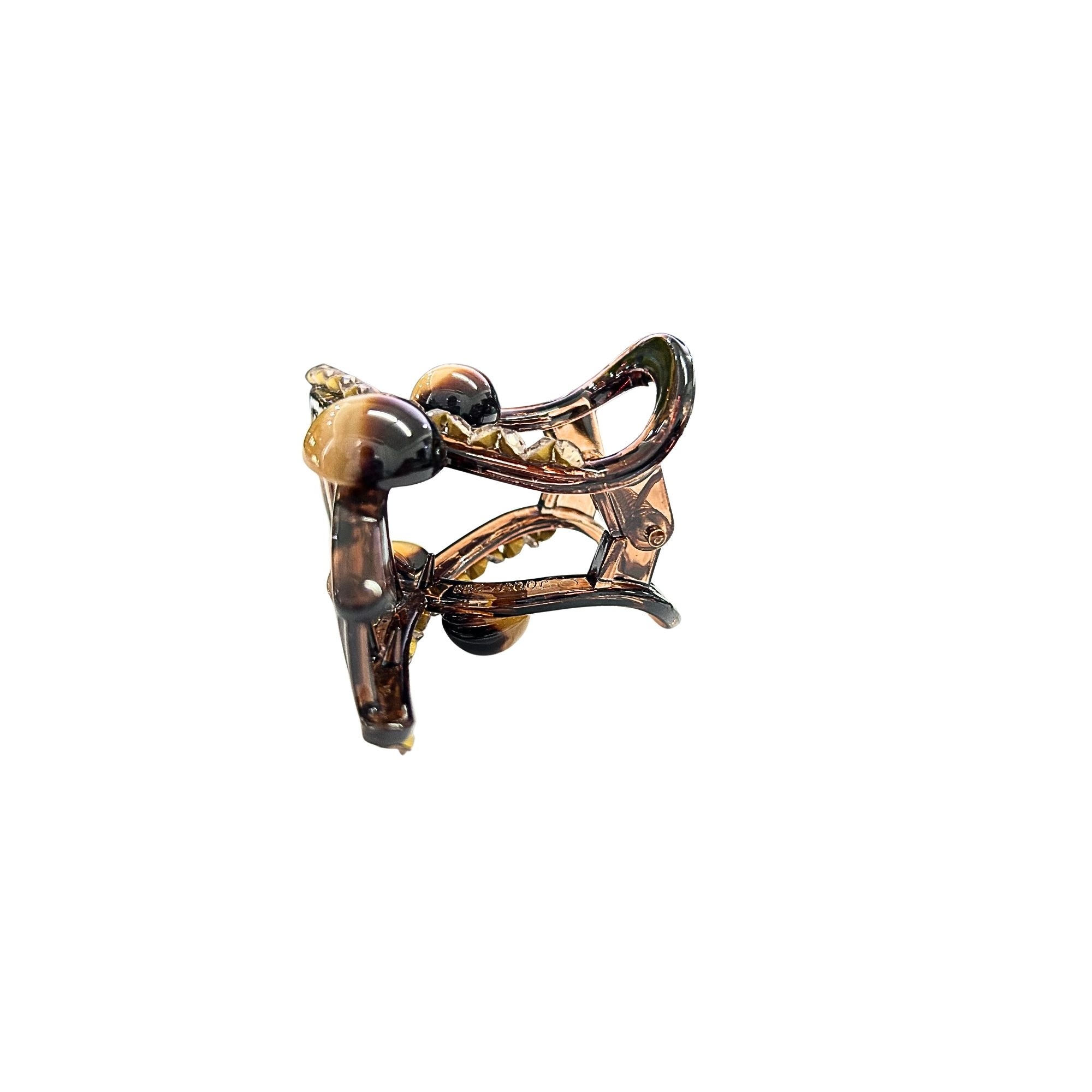 #EA0030 PEARL HAIR CLAW 8CM