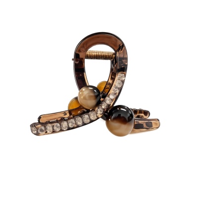 EVA & EVE - #EA0030 PEARL HAIR CLAW 8CM