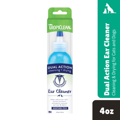 TROPICLEAN - Dual Action Ear Cleaner For Dogs & Cats