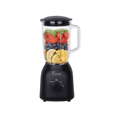 LA GOURMET - La gourmet Electric Healthy Glass Blender – 1.5L Matt Black