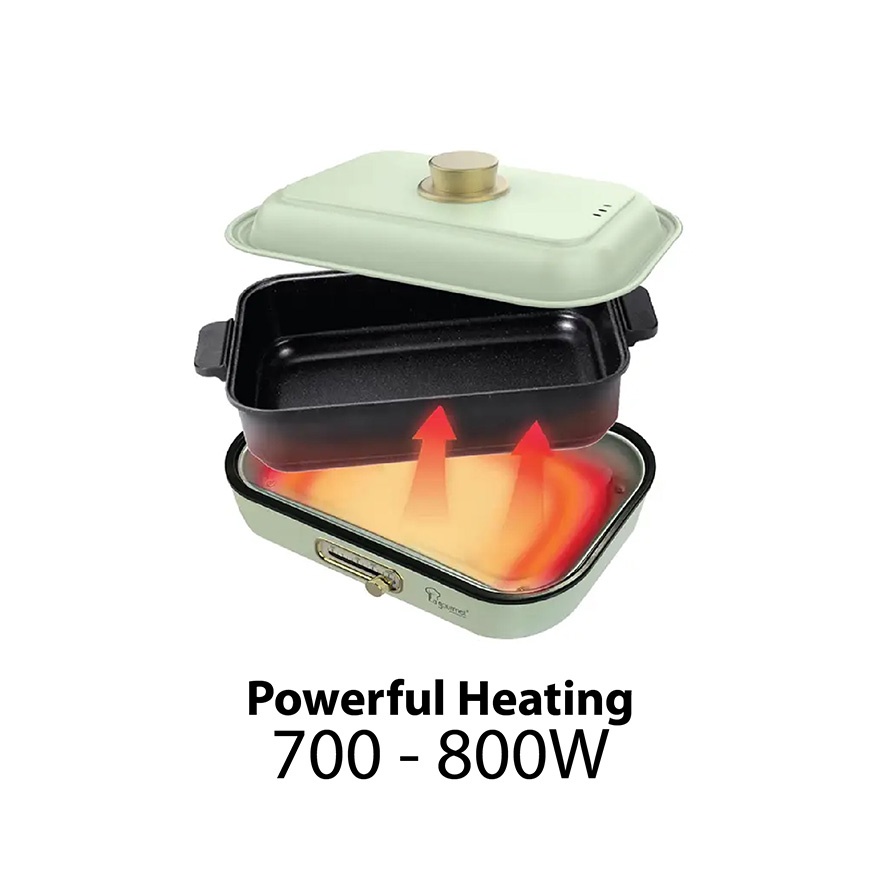 La gourmet 2.5L Electric Multicooker Hotpot
