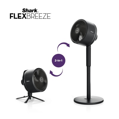 SHARK - SHARK FLEXBREEZE CORDLESS & PORTABLE FAN FA221SM BLACK