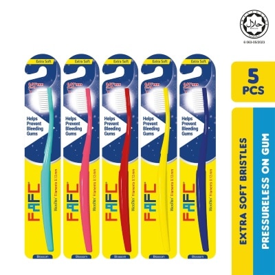 FAFC FAFC Blossom Adult Sensitive Care/Gentle Gum Care Extra Soft Toothbrush Buy 3 Free 2