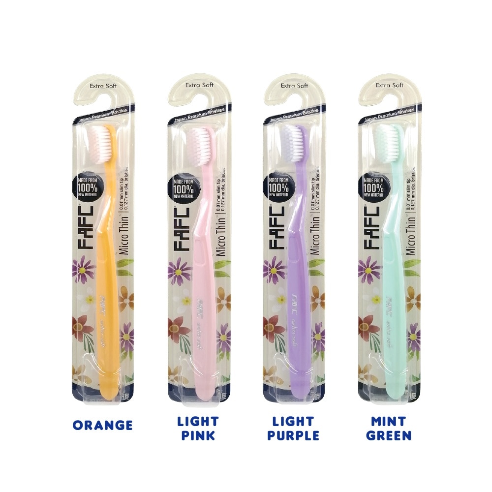 FAFC Compact Extra Soft Adult Toothbrush 1PC(100% NEW MATERIAL) Japan Toray Bristles