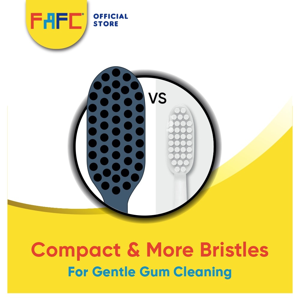 FAFC Compact Extra Soft Adult Toothbrush (BUY 2 Free 1) Japan Toray Bristles