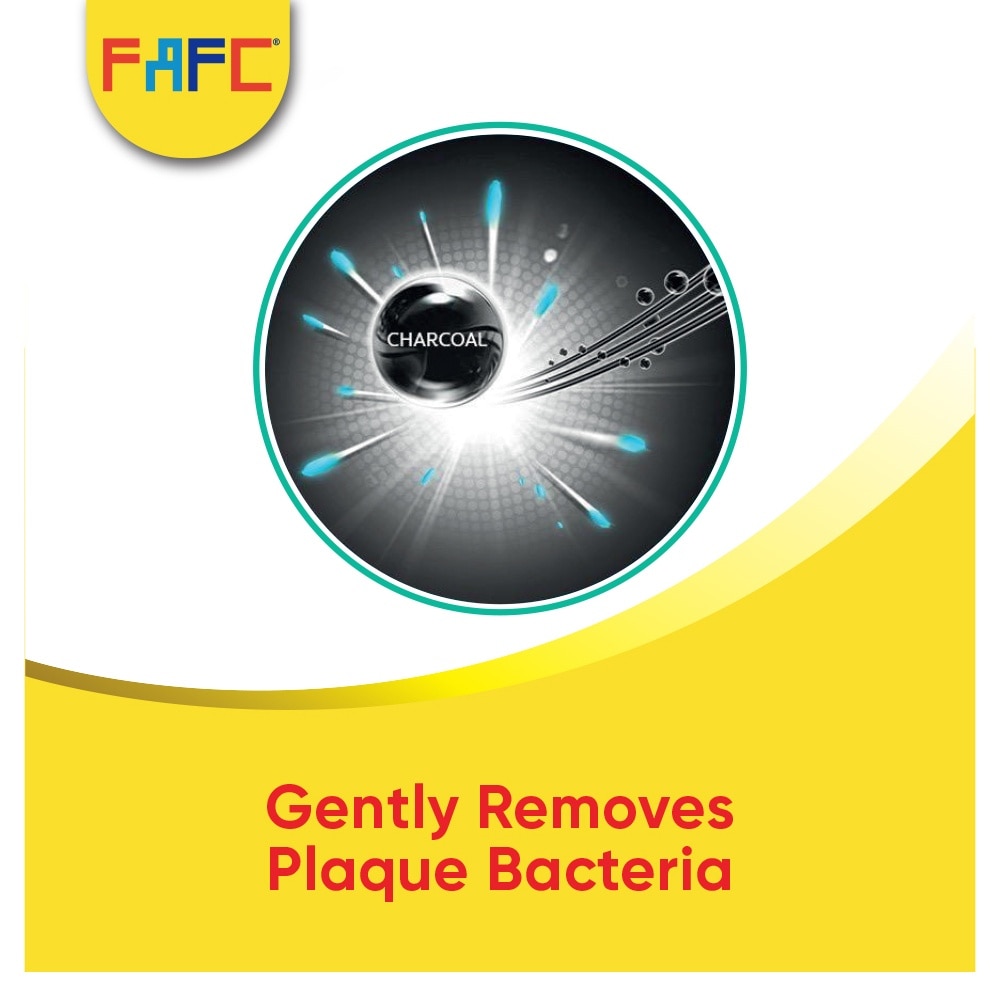 FAFC Suction Charcoal Antibacterial Adult Toothbrush [Buy 3 Free 2]