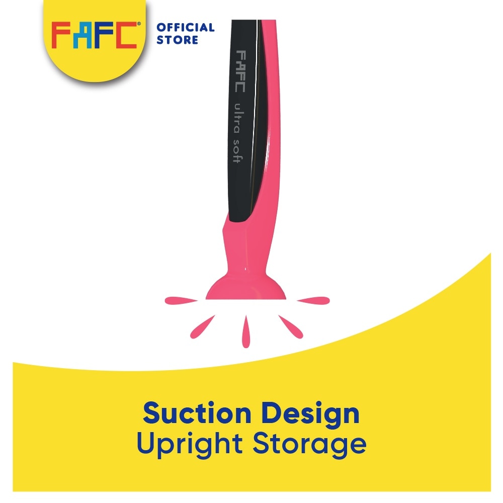 FAFC Suction Charcoal Antibacterial Adult Toothbrush [Buy 3 Free 2]