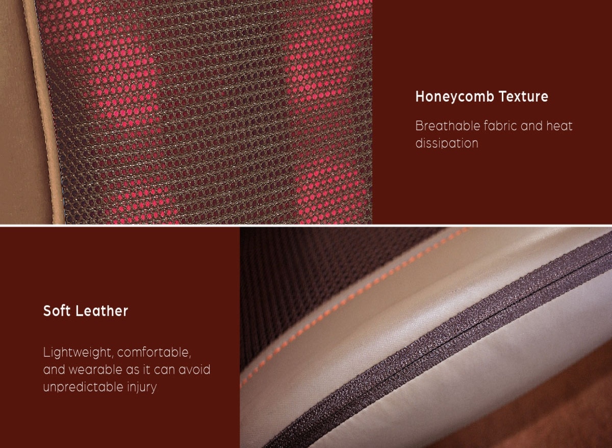 GINTELL G-Resto Massage Cushion - (coffee brown)