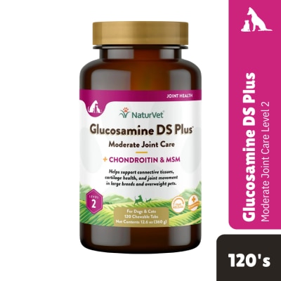 NATURVET Glucosamine DS Plus Tabs 120s