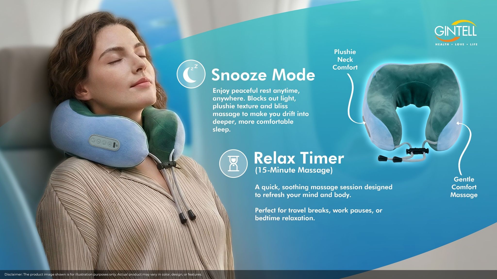 [New Arrival] GINTELL Neck Pillow GT631