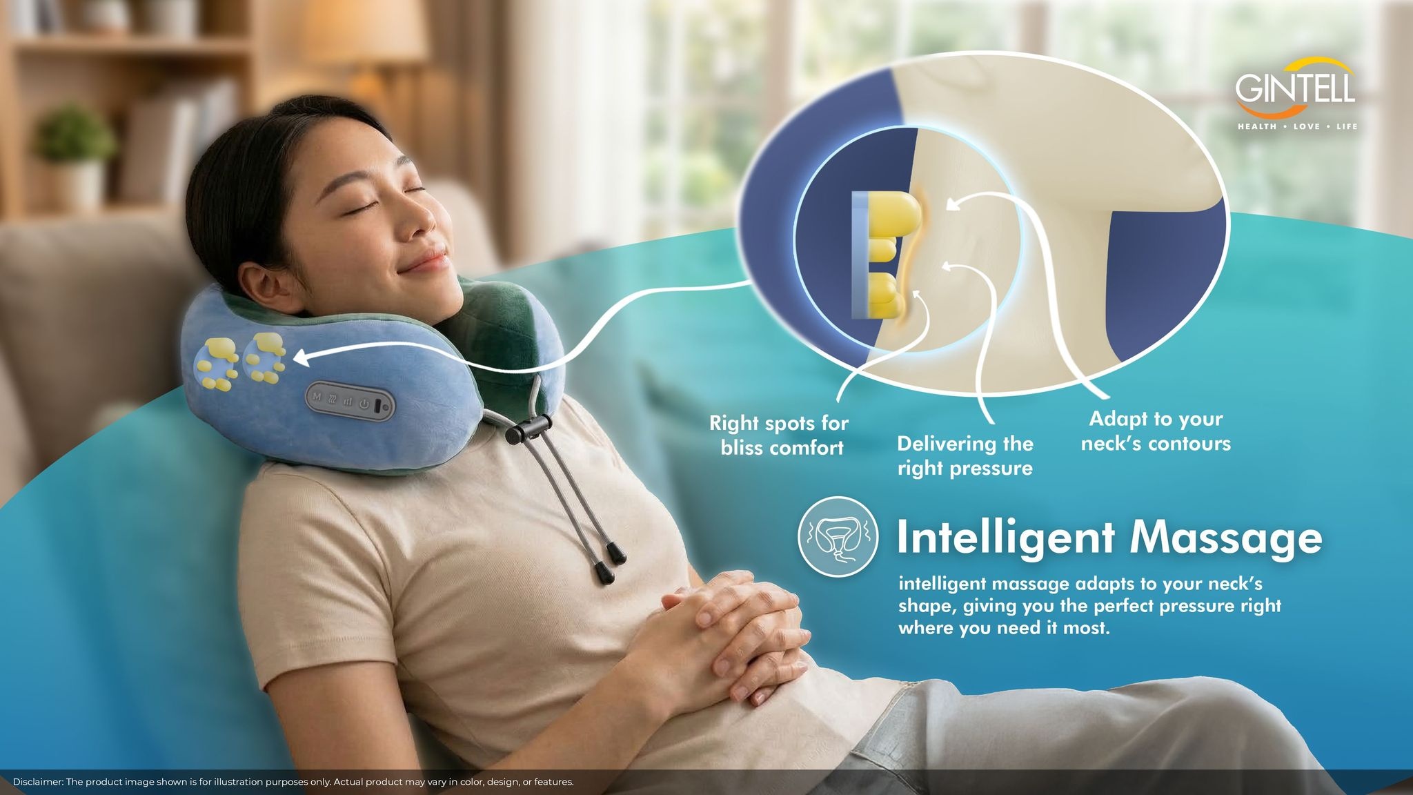 [New Arrival] GINTELL Neck Pillow GT631