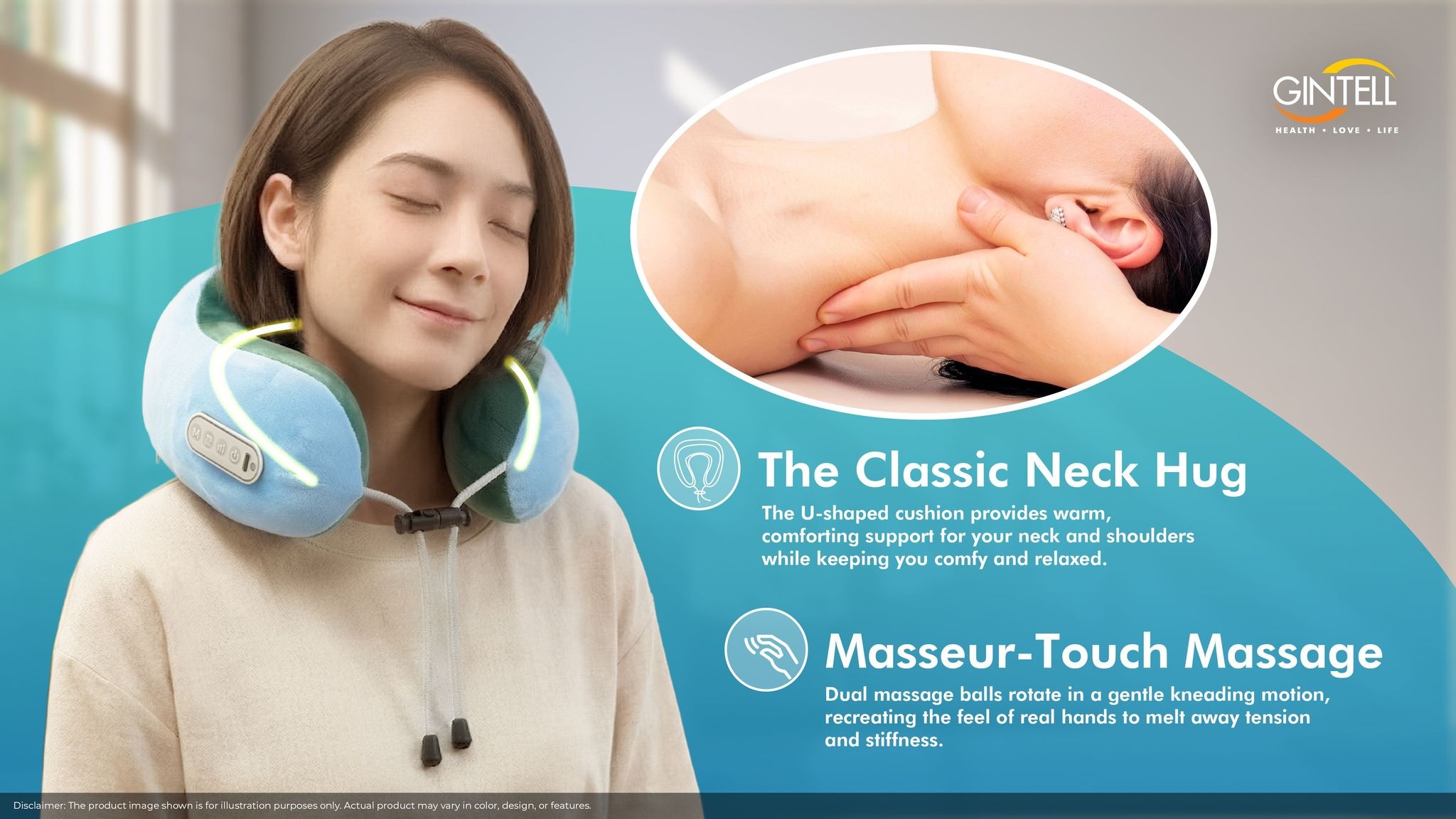 [New Arrival] GINTELL Neck Pillow GT631