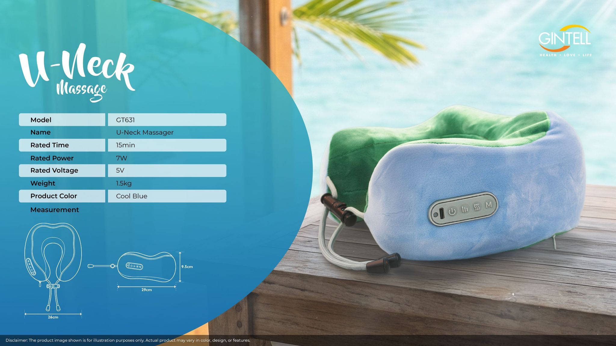 [New Arrival] GINTELL Neck Pillow GT631