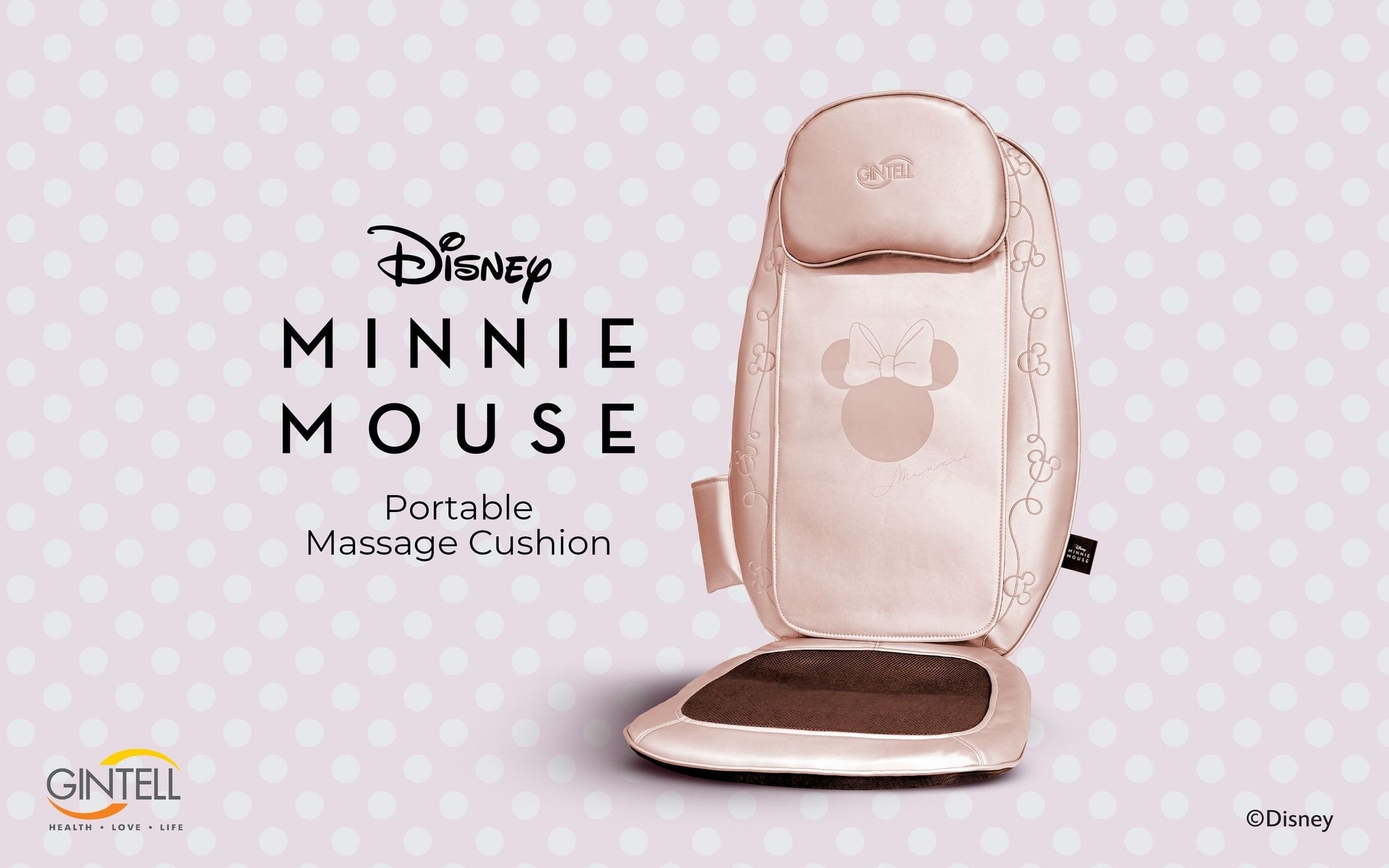 GINTELL Minnie Mouse Massage Cushion GT653MN