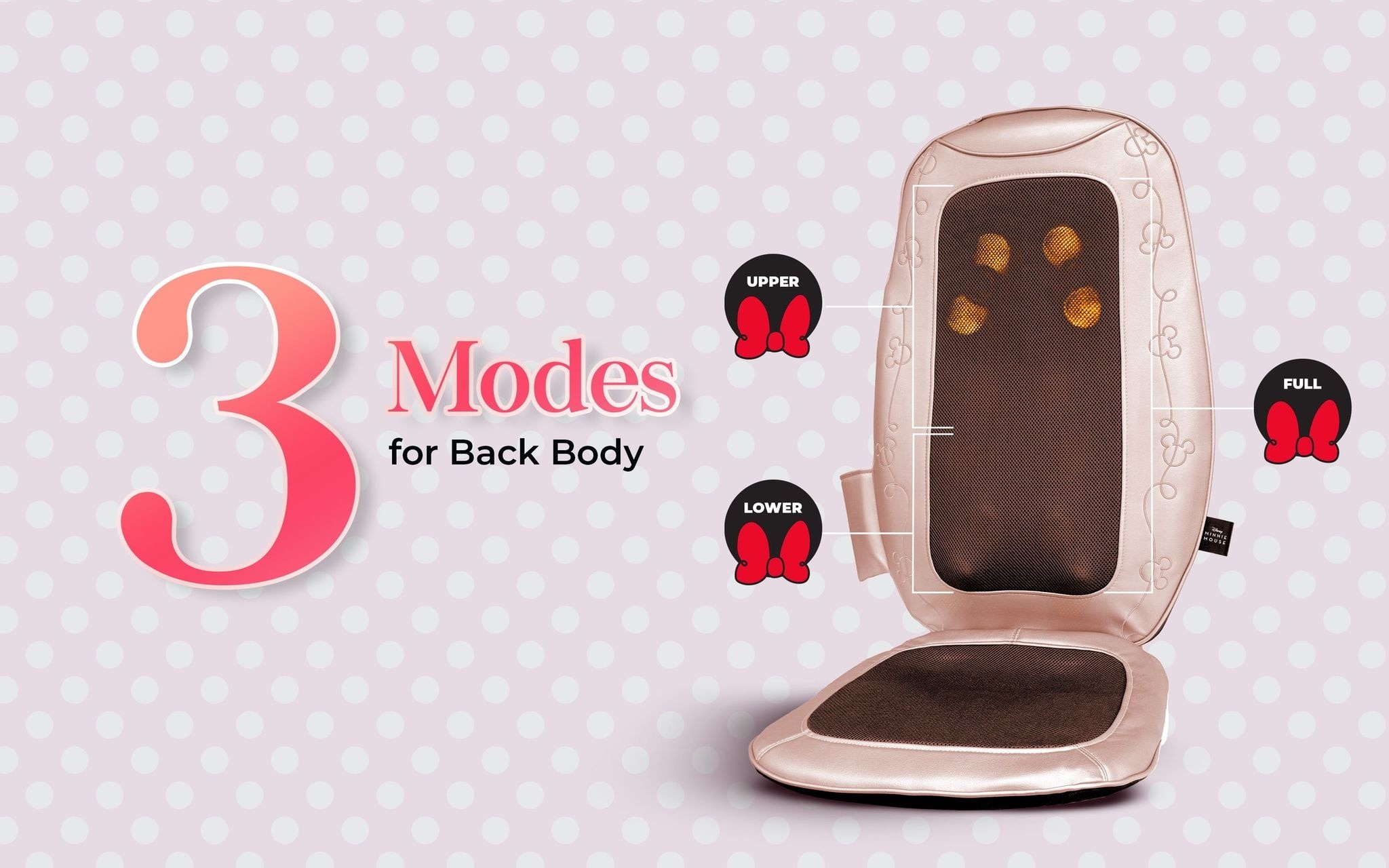 GINTELL Minnie Mouse Massage Cushion GT653MN