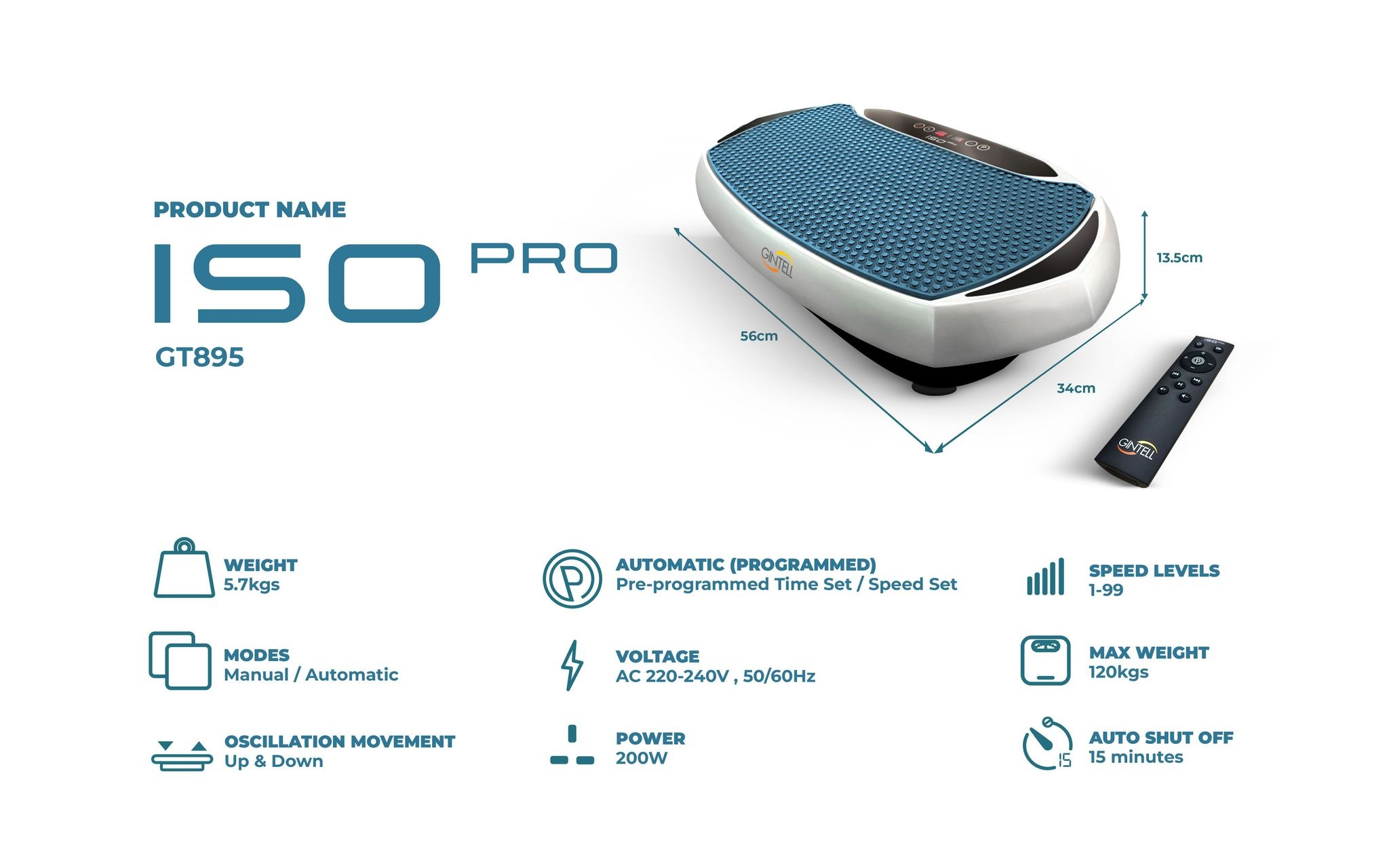 GINTELL Iso Pro Fitness Machine GT895