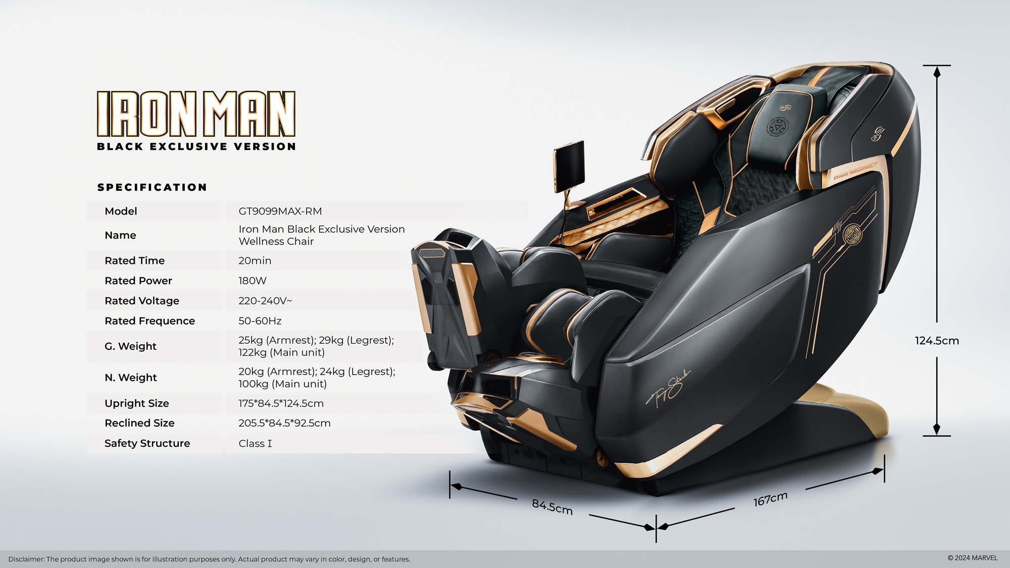 GINTELL Iron Man Massage Chair (RM) GT9099MAXXRM