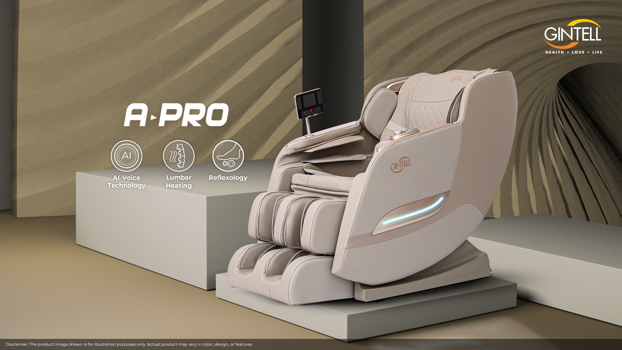 [PRE-ORDER STOCK ARRIVAL BY END OF JULY 2026] GINTELL A-PRO MASSAGE CHAIR