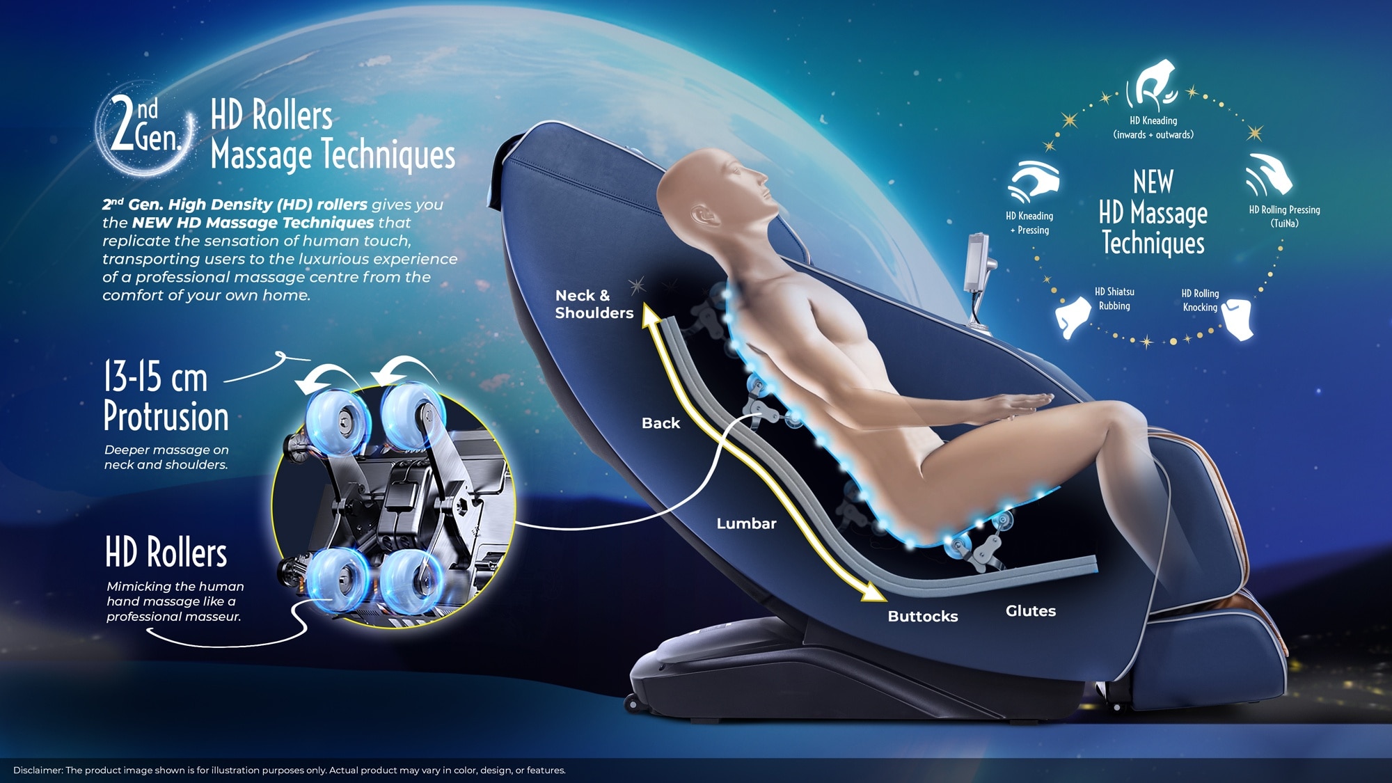 GINTELL Mickey Fantasia Massage Chair GT9885MK