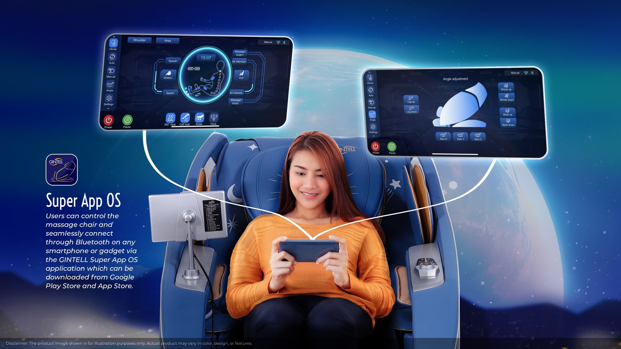 GINTELL Mickey Fantasia Massage Chair GT9885MK