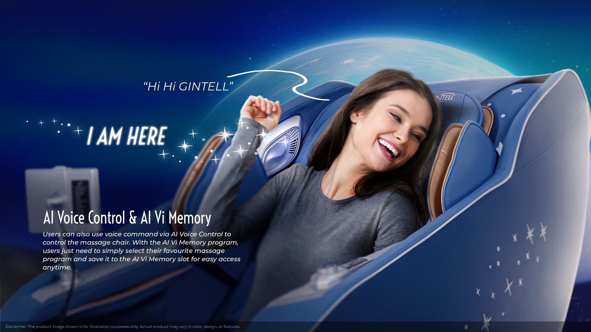 GINTELL Mickey Fantasia Massage Chair GT9885MK