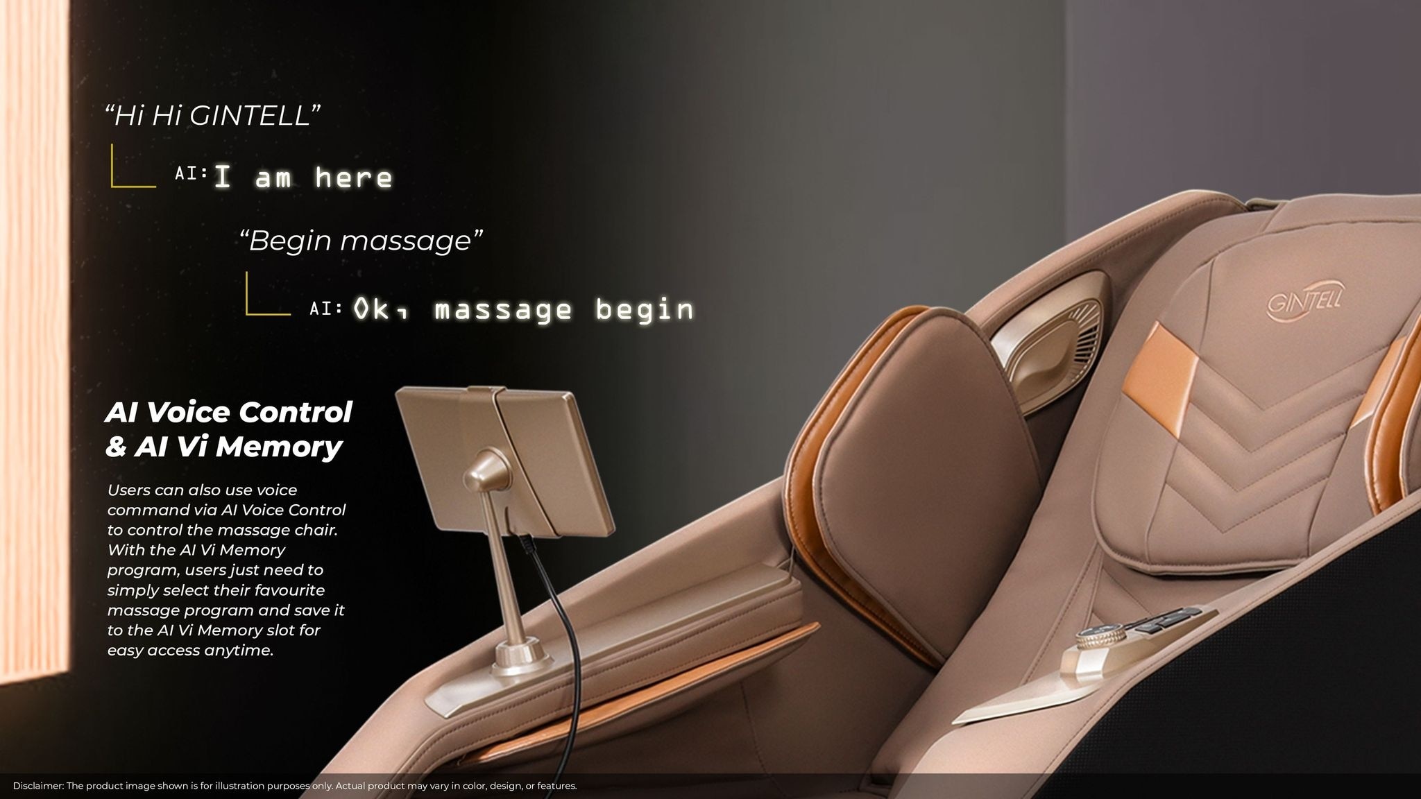 GINTELL S5 Pro Massage Chair (Black Brown) GT9885BB