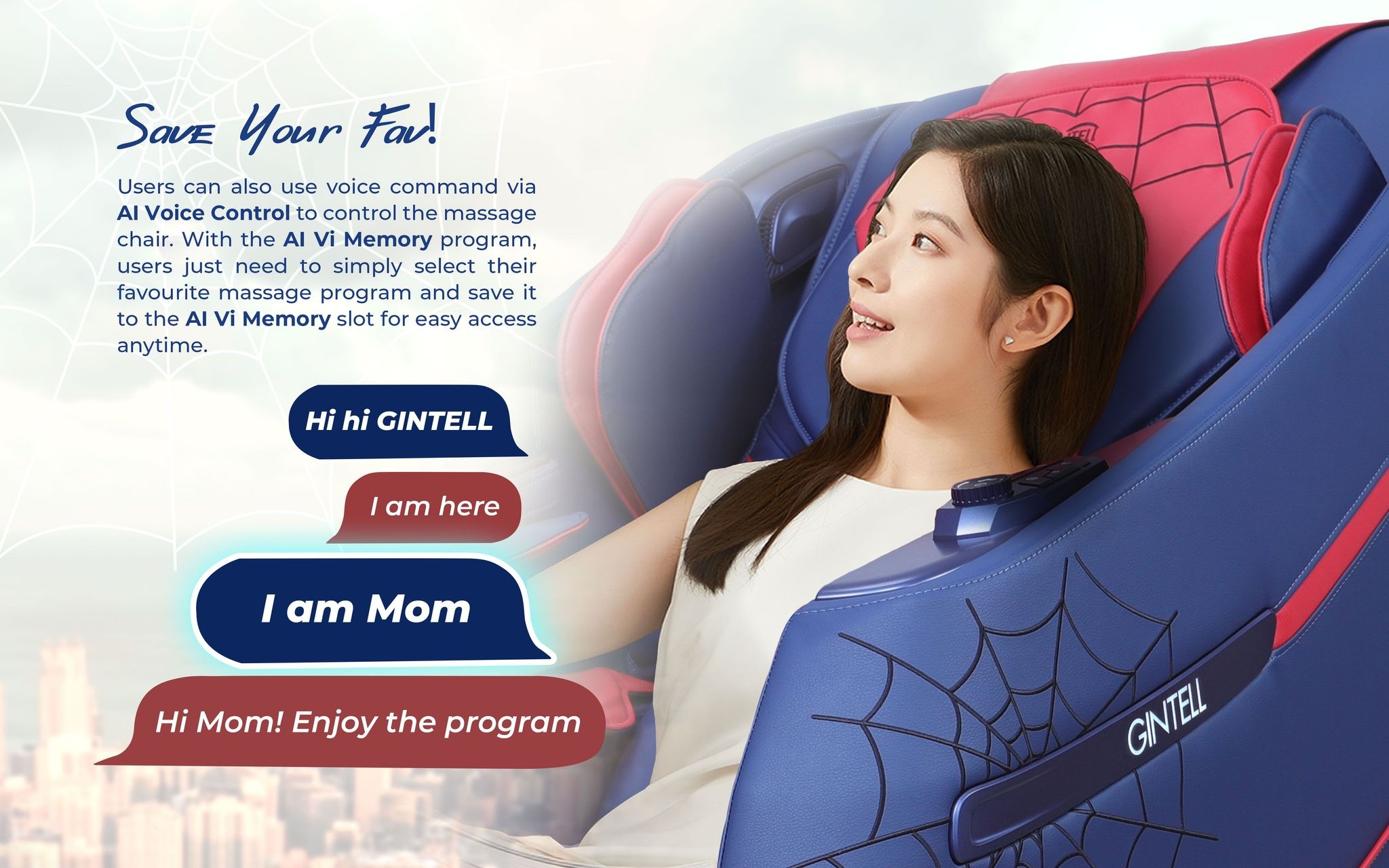 Spider Man Massage Chair GT9955SPM