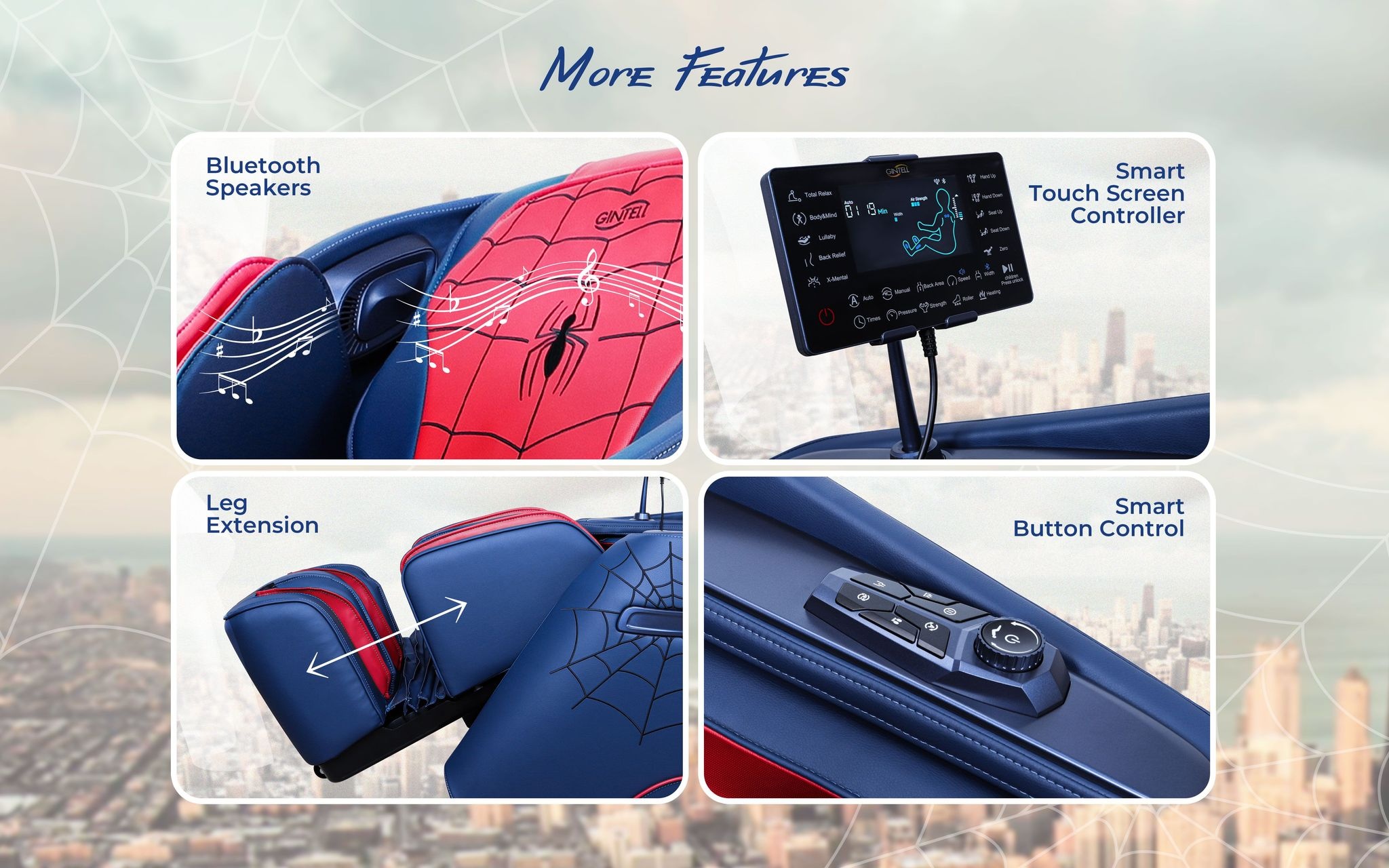 Spider Man Massage Chair GT9955SPM