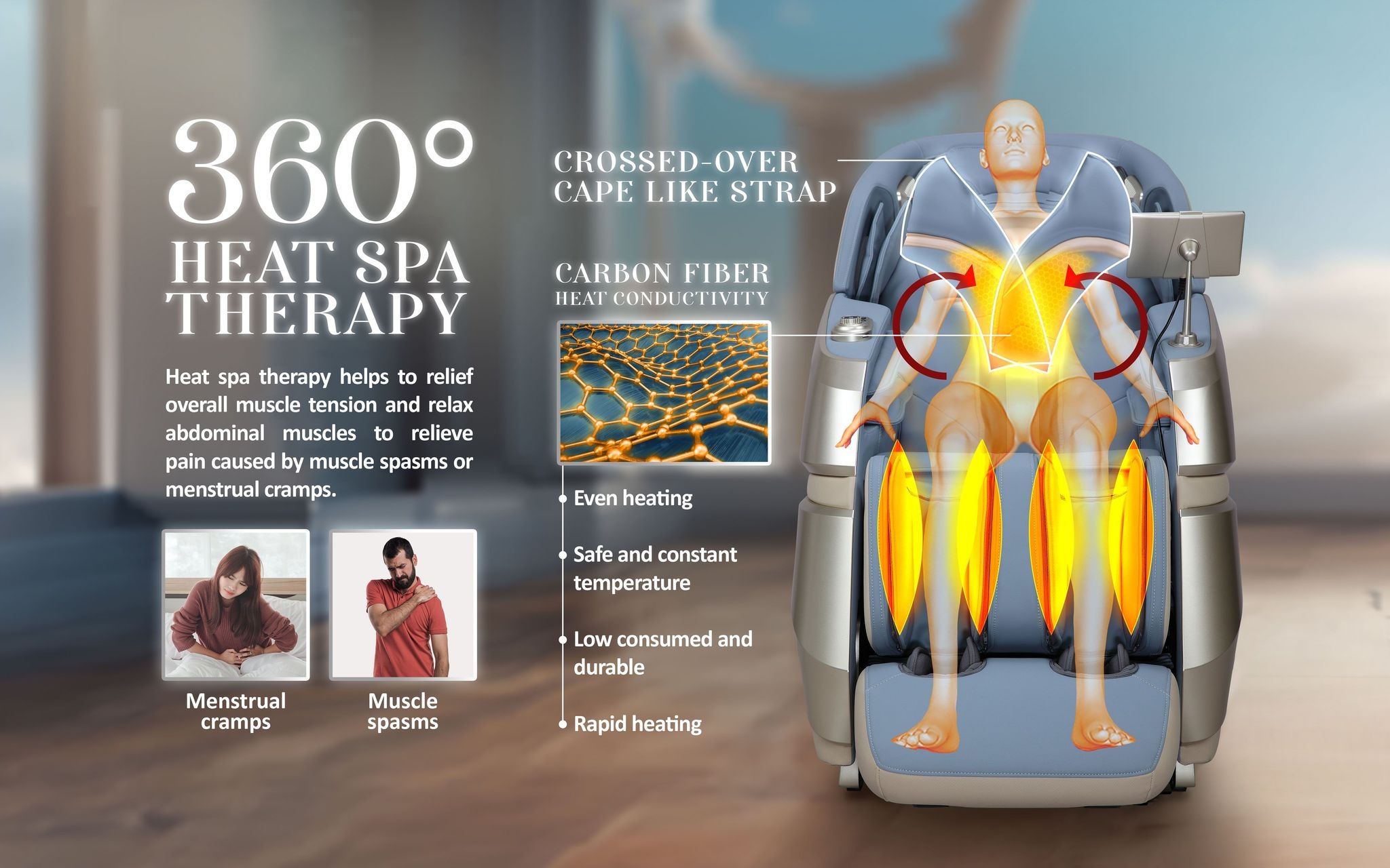 S6 Plus 8 Hands Wellness Chair GT9986GG