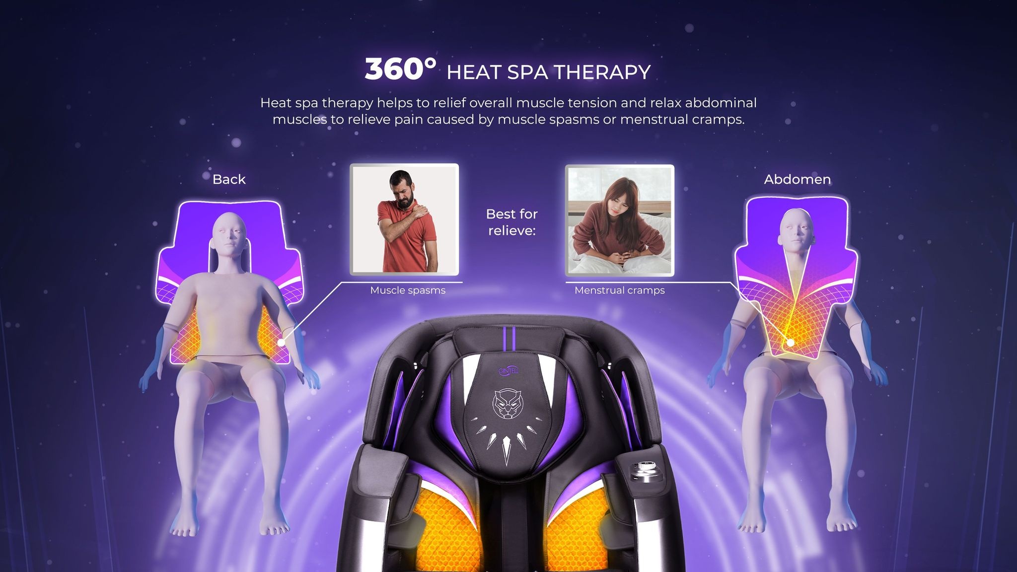 Black Panther Wellness Chair GT9986X-BP