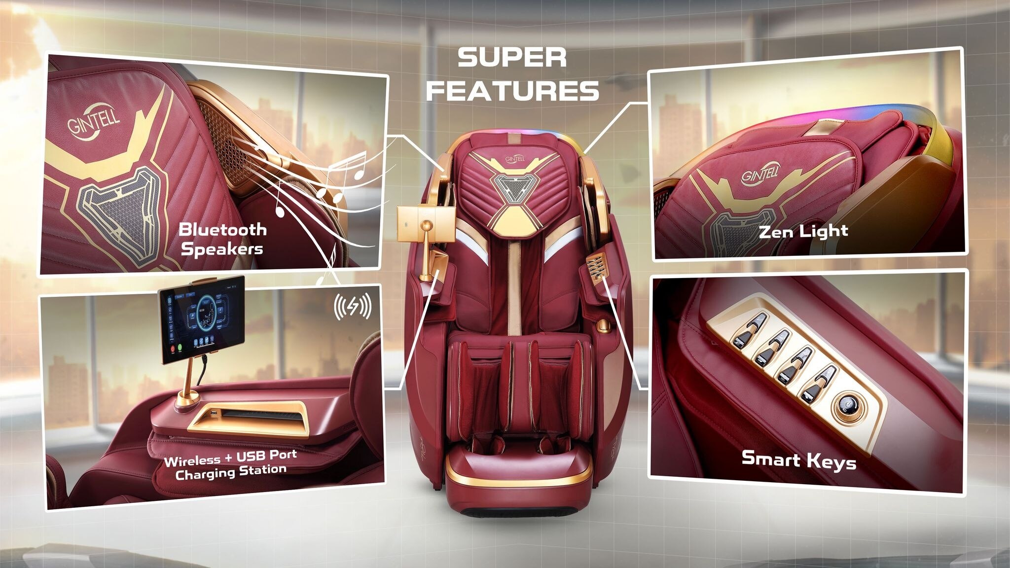 GINTELL Iron Man Massage Chair GT9987RM