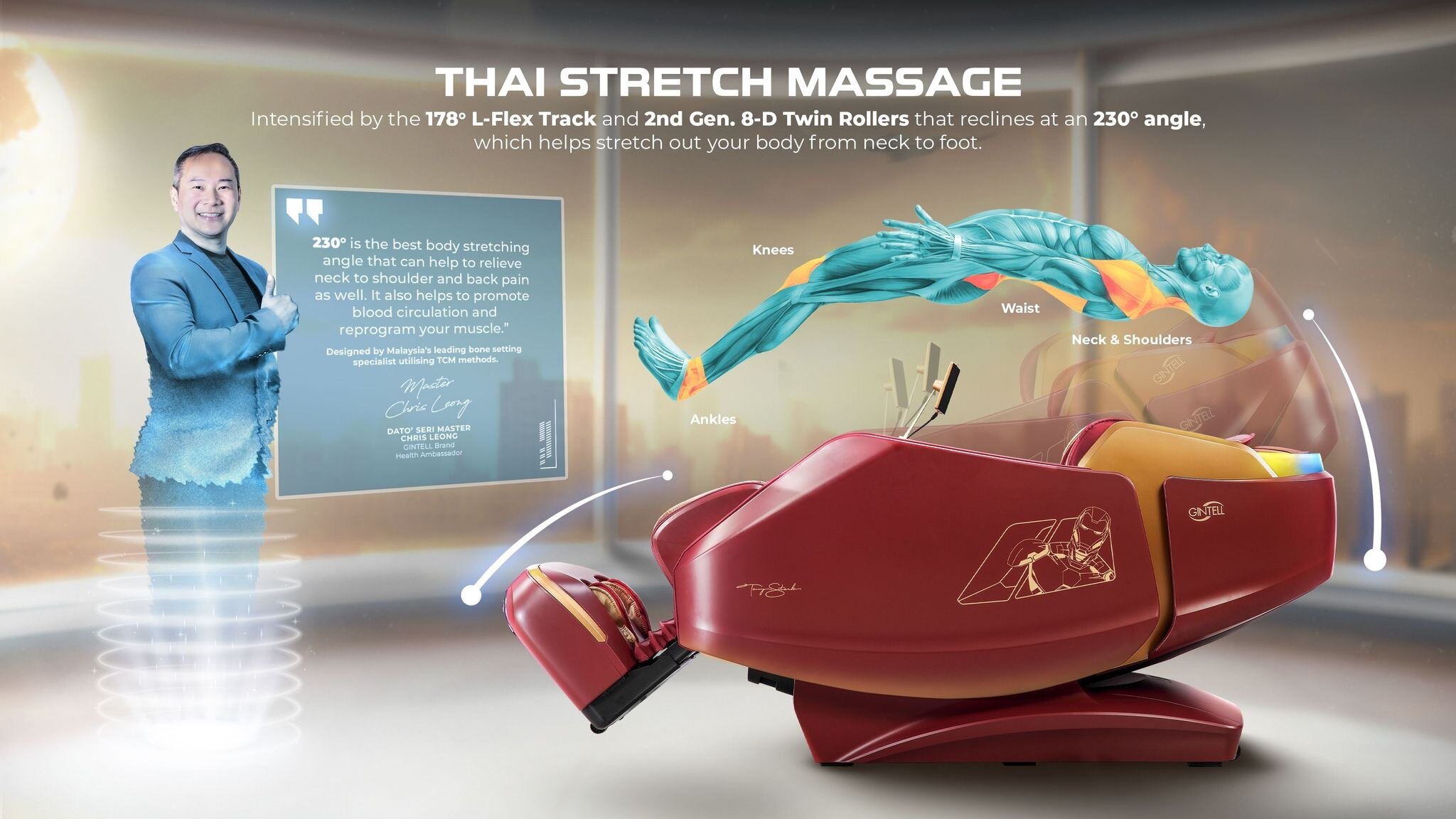 GINTELL Iron Man Massage Chair GT9987RM