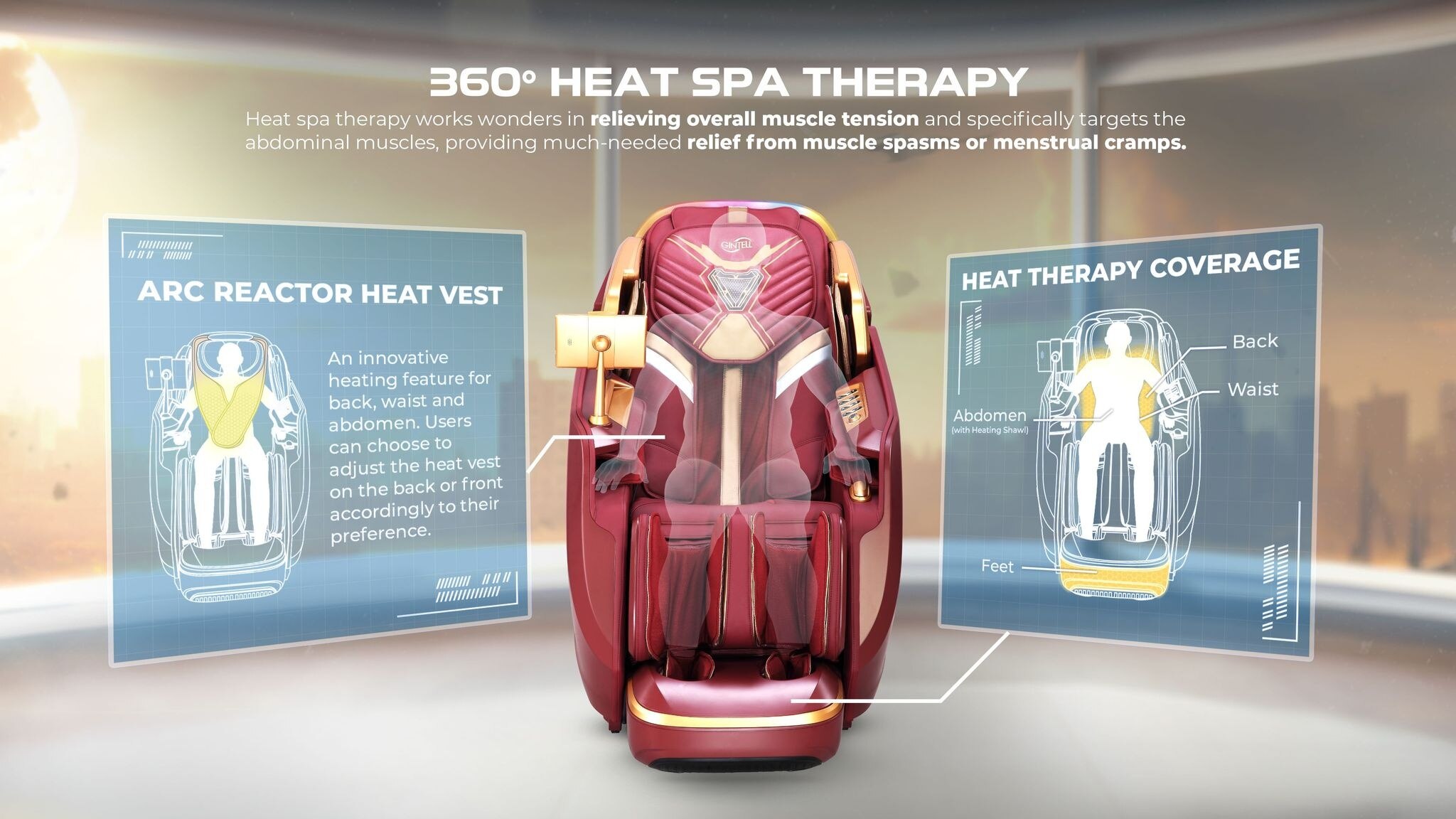 GINTELL Iron Man Massage Chair GT9987RM