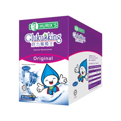 HURIX'S, HURIX'S GLUKUSKING-ORIGINAL FLAVOUR 25GM X 12'S | Watsons Malaysia