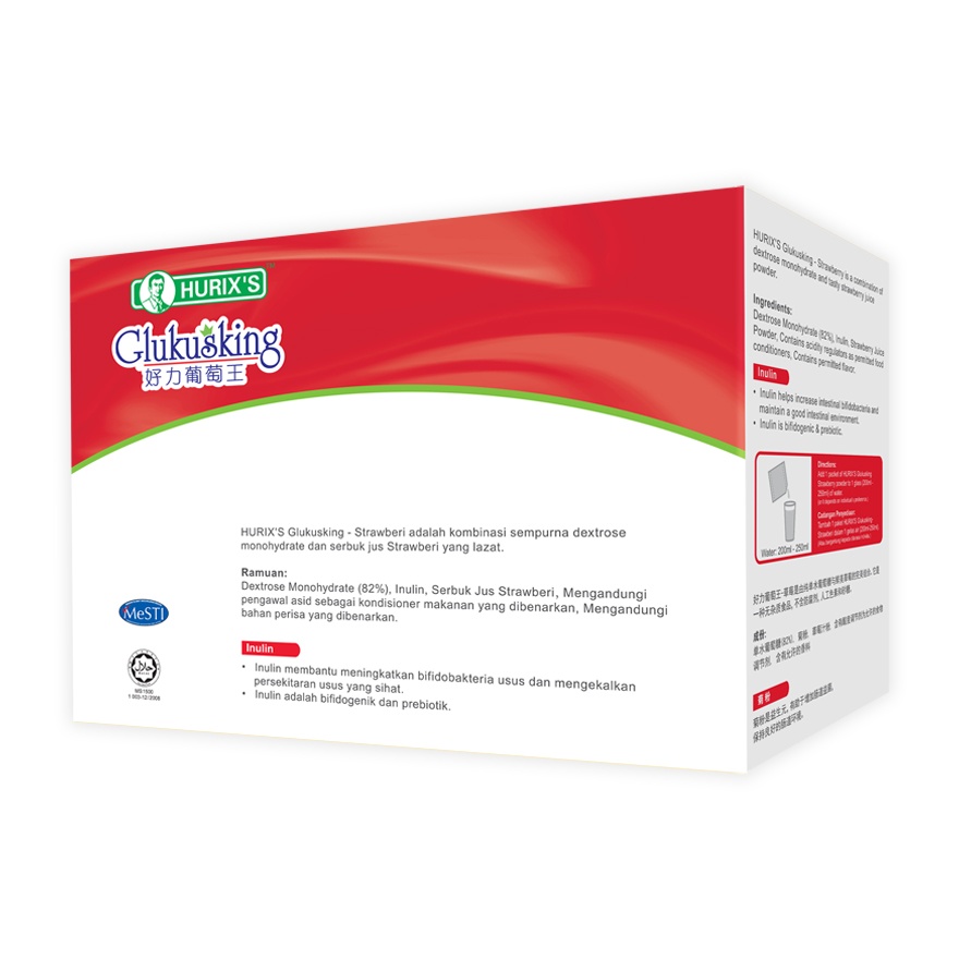 HURIX'S GLUKUSKING -STRAWBERRY 30GM x 12'S