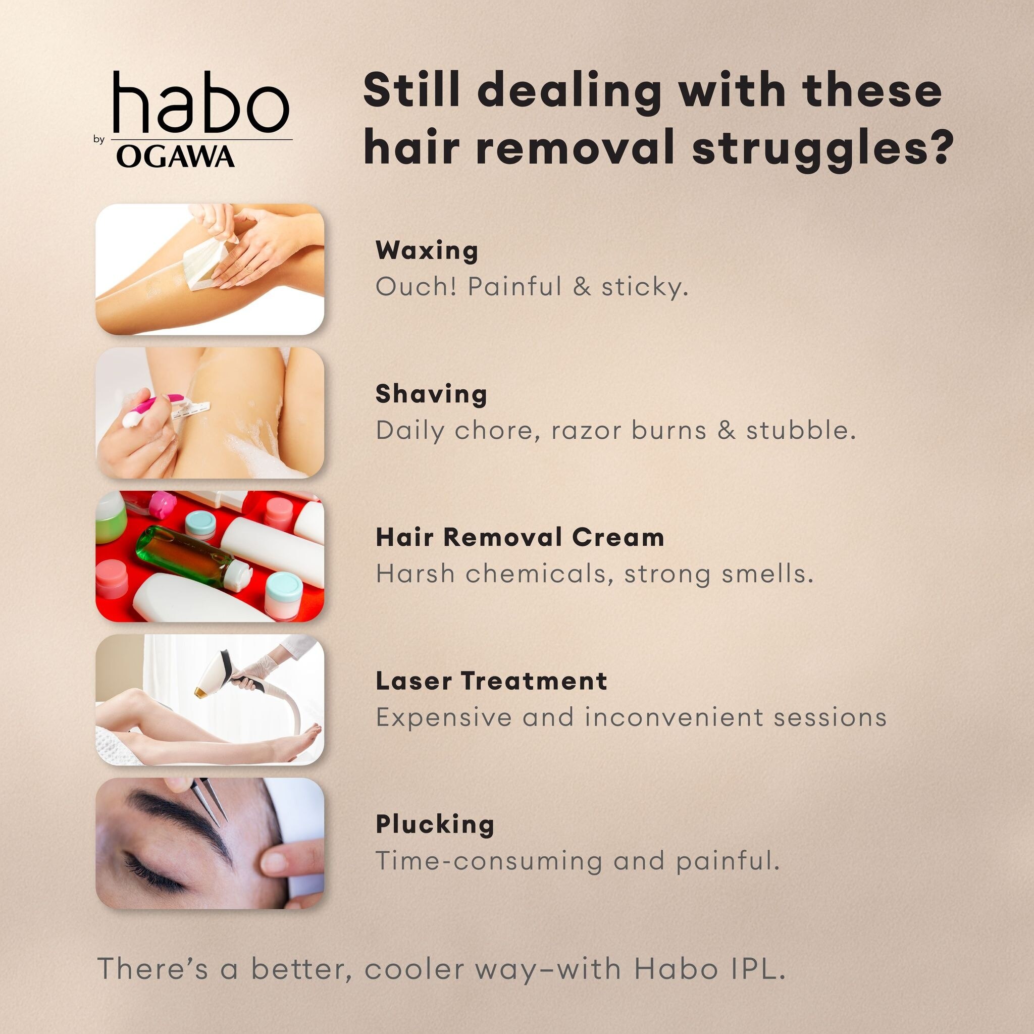 Habo by OGAWA IPL Cooling Hair Remove