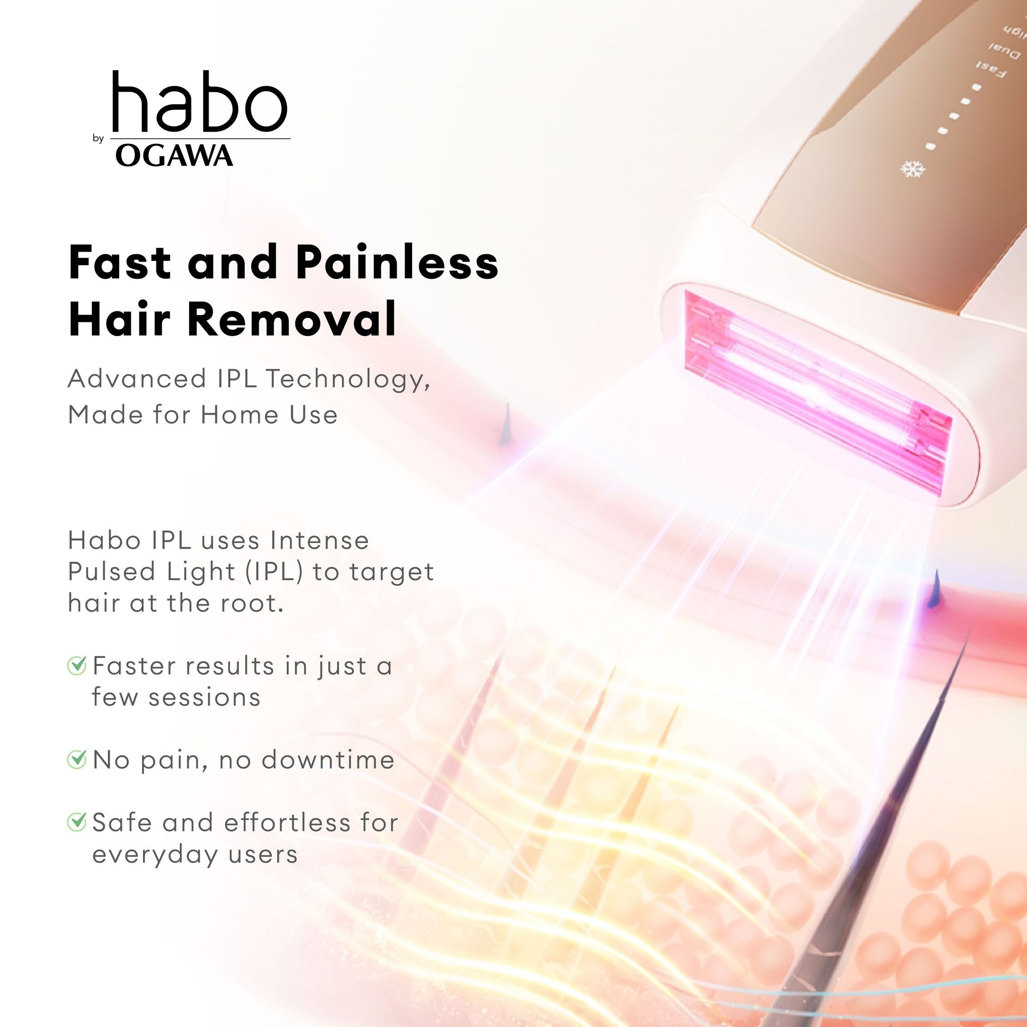 Habo by OGAWA IPL Cooling Hair Remove