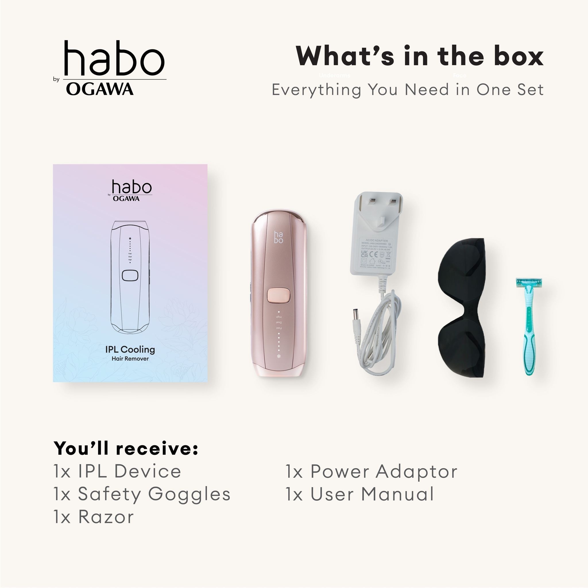 Habo by OGAWA IPL Cooling Hair Remove