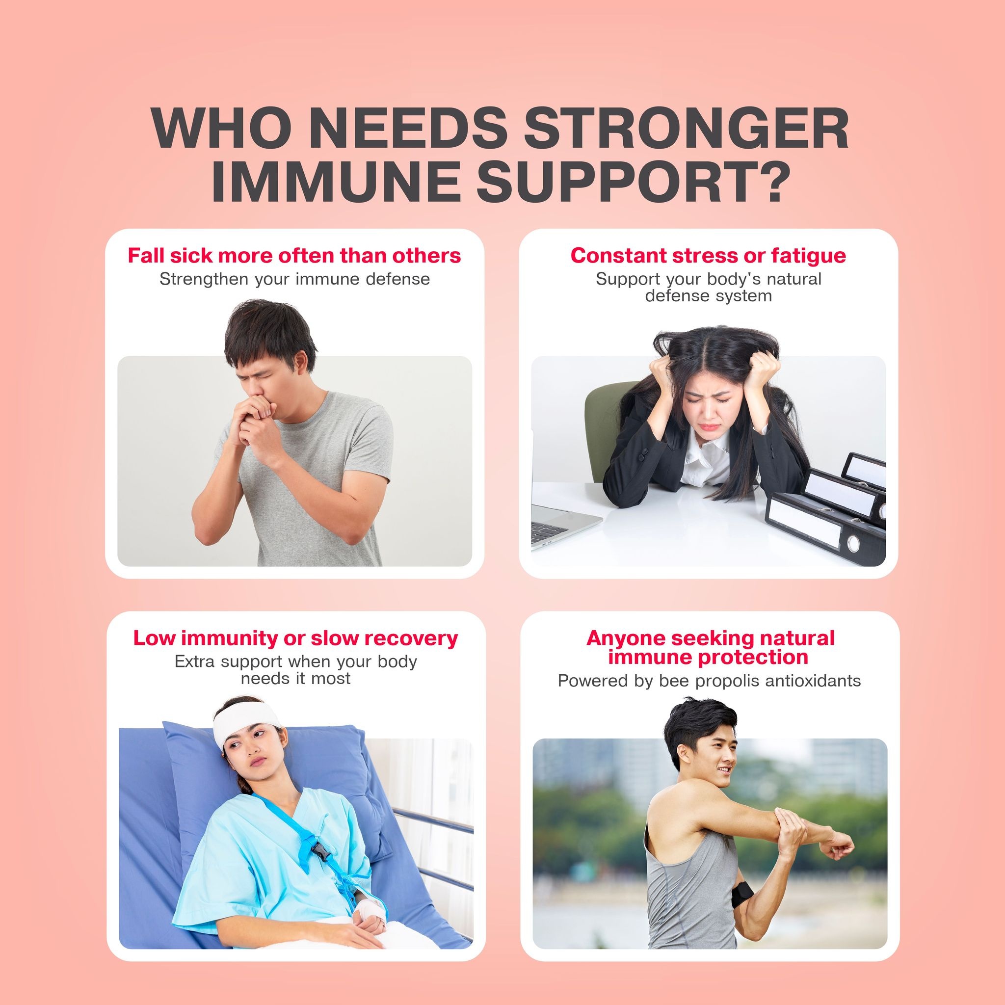 HDI™ Propoelix™ - Propolis Blend - Proven effective Dengue recovery - Immunity Boost - 60 Vegecaps
