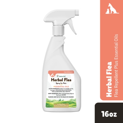NATURVET - Herbal Flea Spray 16Oz