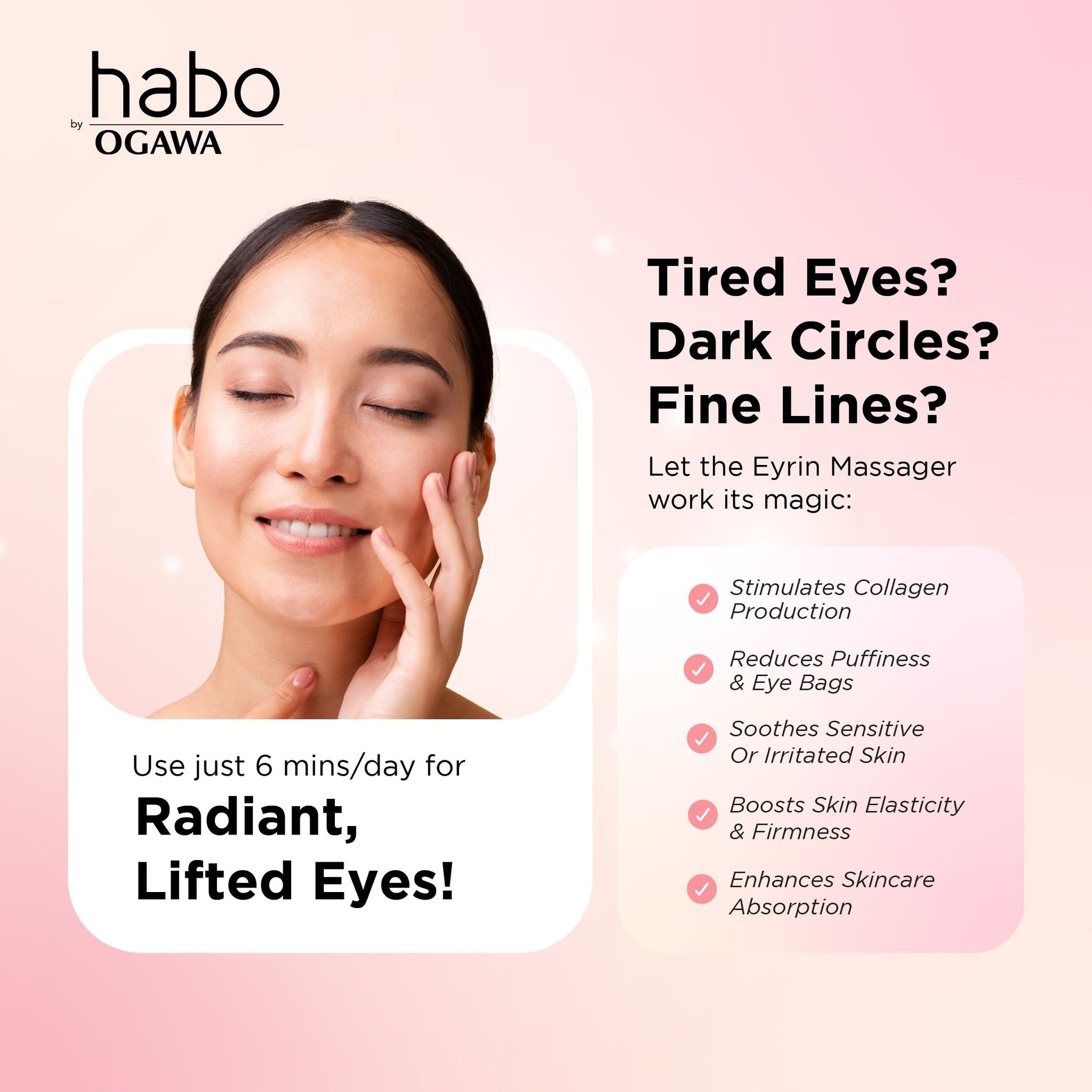 Habo by Ogawa Eyrin Anti-Aging Eye Massager