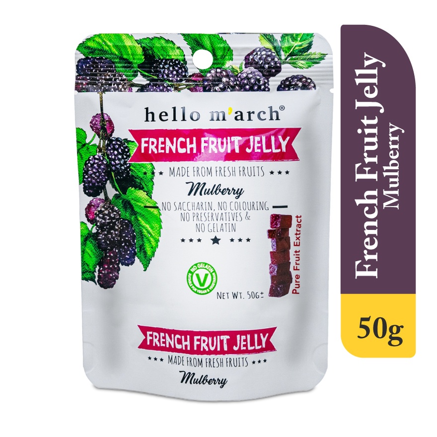 French Fruit Jelly Mulberry 50g image
